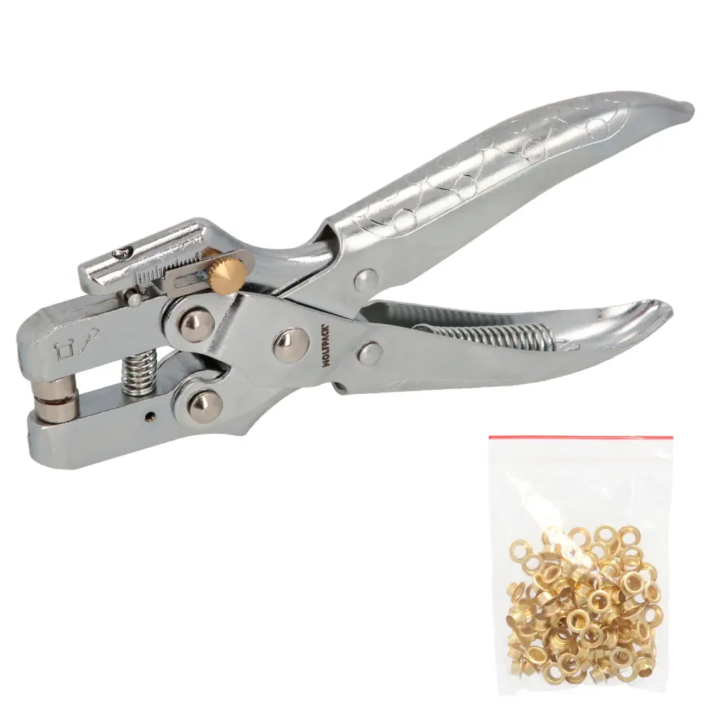 Antideslizante Alicates Para Ojetes Profesionales Con 50 Ojetes Pequeños