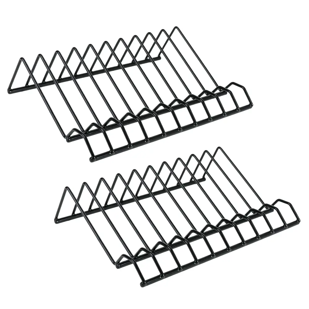 ARES 62004 - Juego de alicates de 2 piezas con 10 ranuras, color negro