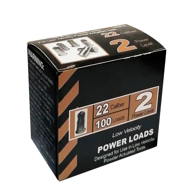 Fulminante Calibre 22 Marrón drywall 100 und - Importado Hecho de Acero Forjado