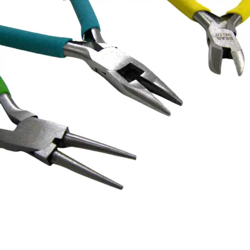 Multifunción Set de 3 Alicates - 100% BeadSmith Plana, Redonda y de Corte