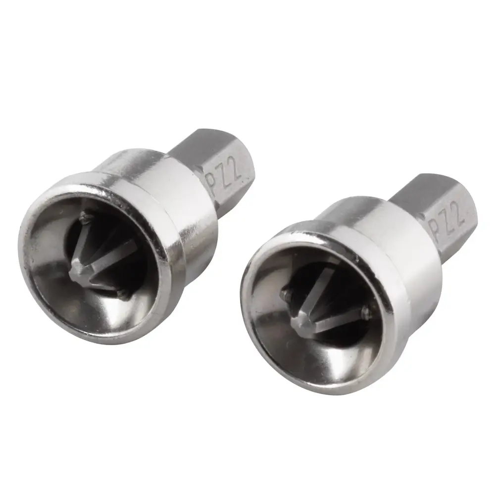 Wolfcraft 1344000 - 2 puntas Unicolor, Pozidriv, para la construcción interior No. 2