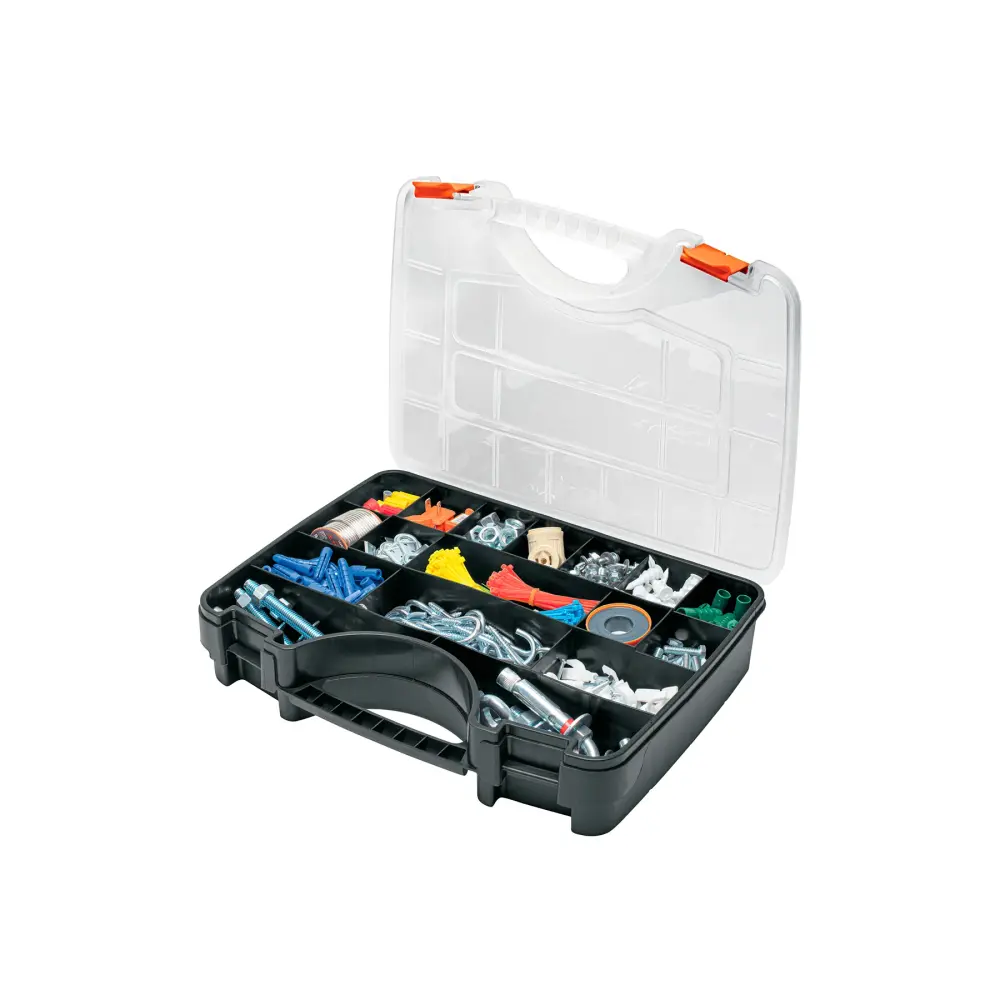 Organizador 17" Reforzado Con 17 Compartimentos, Truper 19939 con Ruedas Giratorias