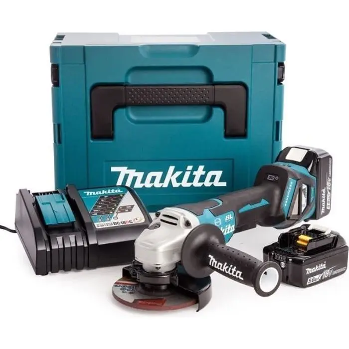 Amoladora angular de 18v con variador de velocidad de 125 mm - Makita - dga