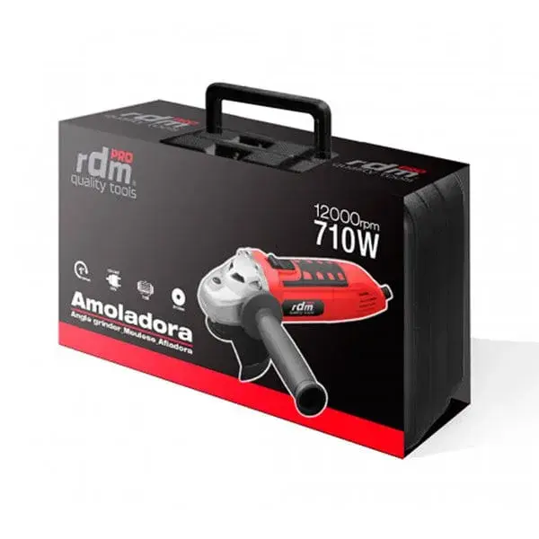 Amoladora angular 710W de disco Ø115mm