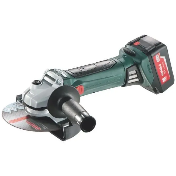 Amoladora angular baterí metabo 18 voltios w 18...