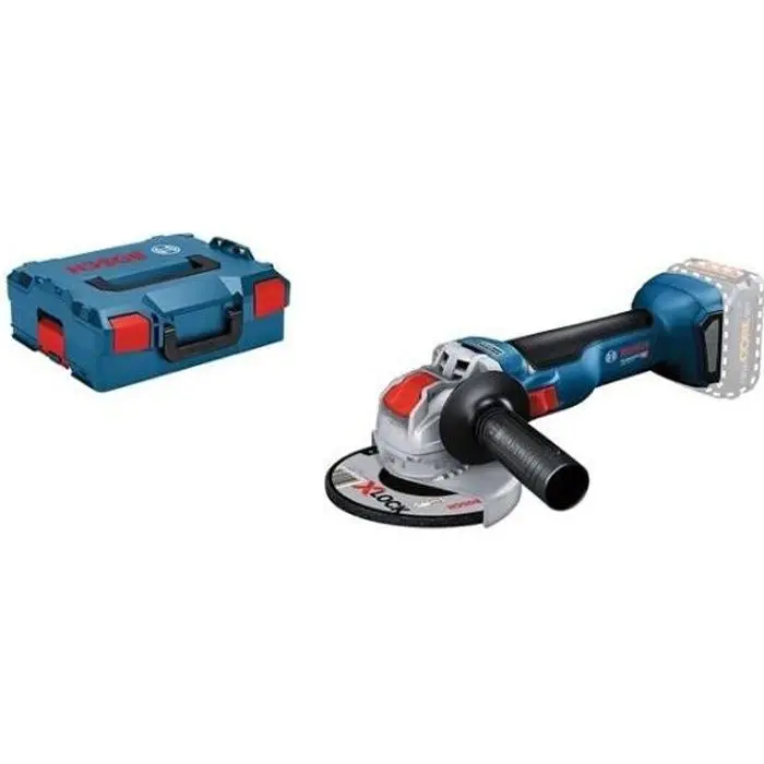 Bosch professional amoladora angular x-lock gwx 18v-10 sin baterí + l-boxx