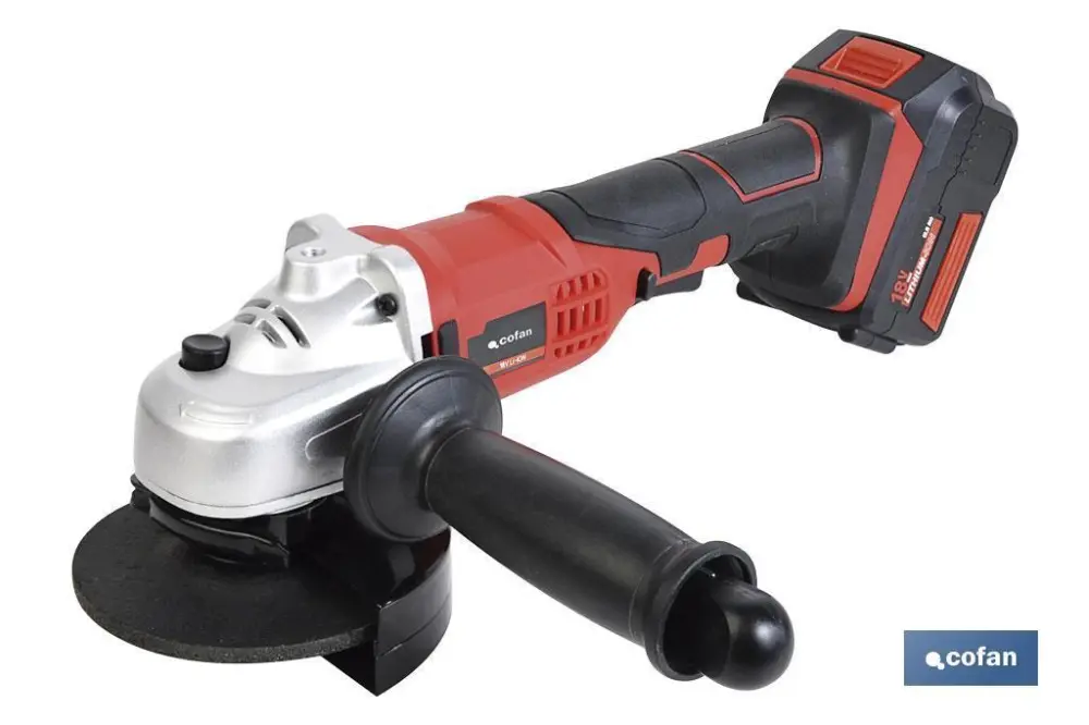 Taladro Percutor Amoladora bateria li-ion 18v 8000rpm - 115mm