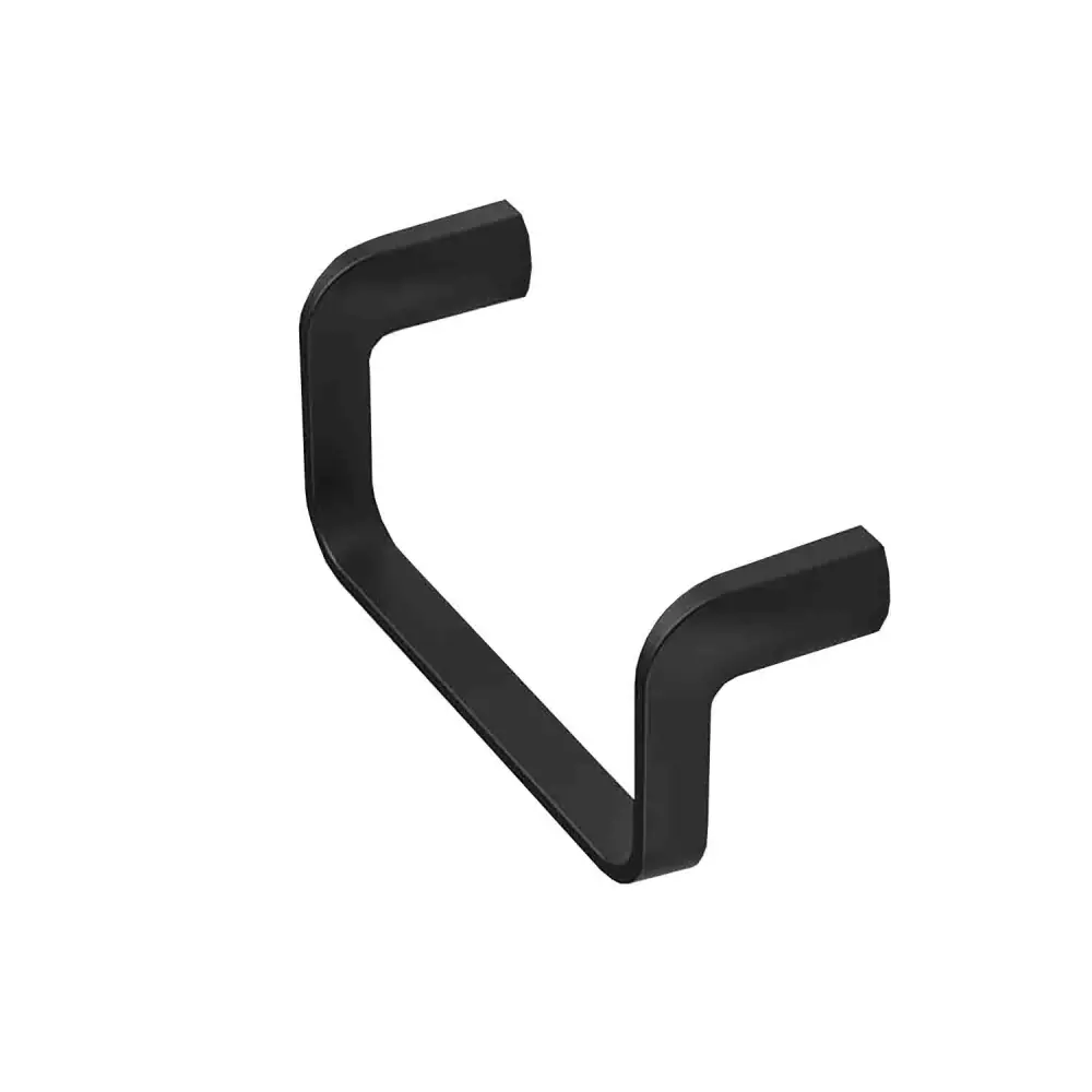 Espejo con Luz Porta toallas de anillo en latón negro colección Trenta de Colombo Design