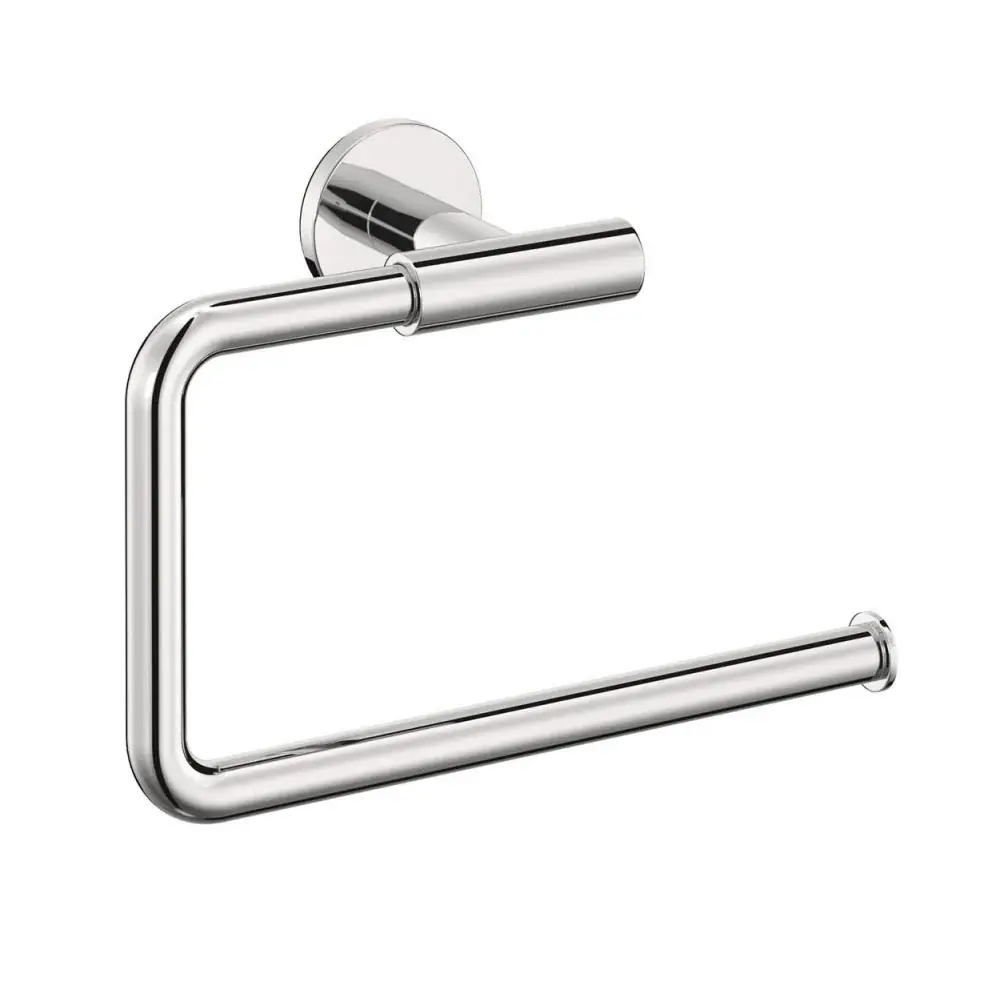 Toallero de pared en anillo de latón cromado de la colección 'Architect s+' de Cosmic cm 23x8,5x16,5 en Acero Inoxidable