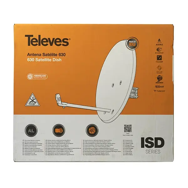 Parábola de aluminio isd 630 televes