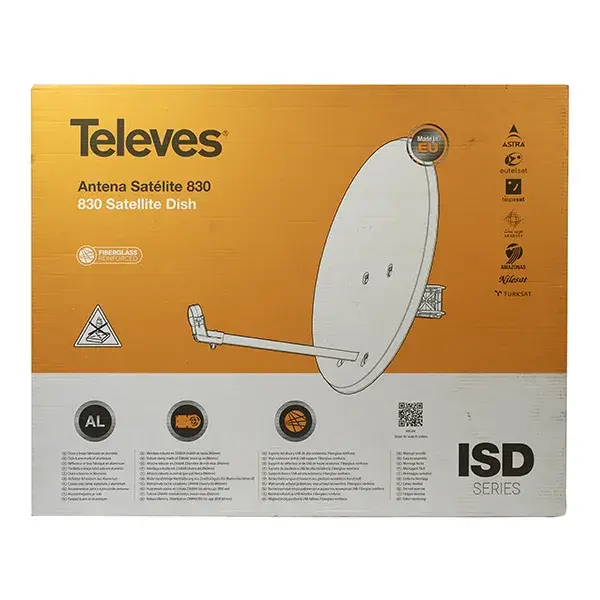 Parábola de aluminio isd 830 televes