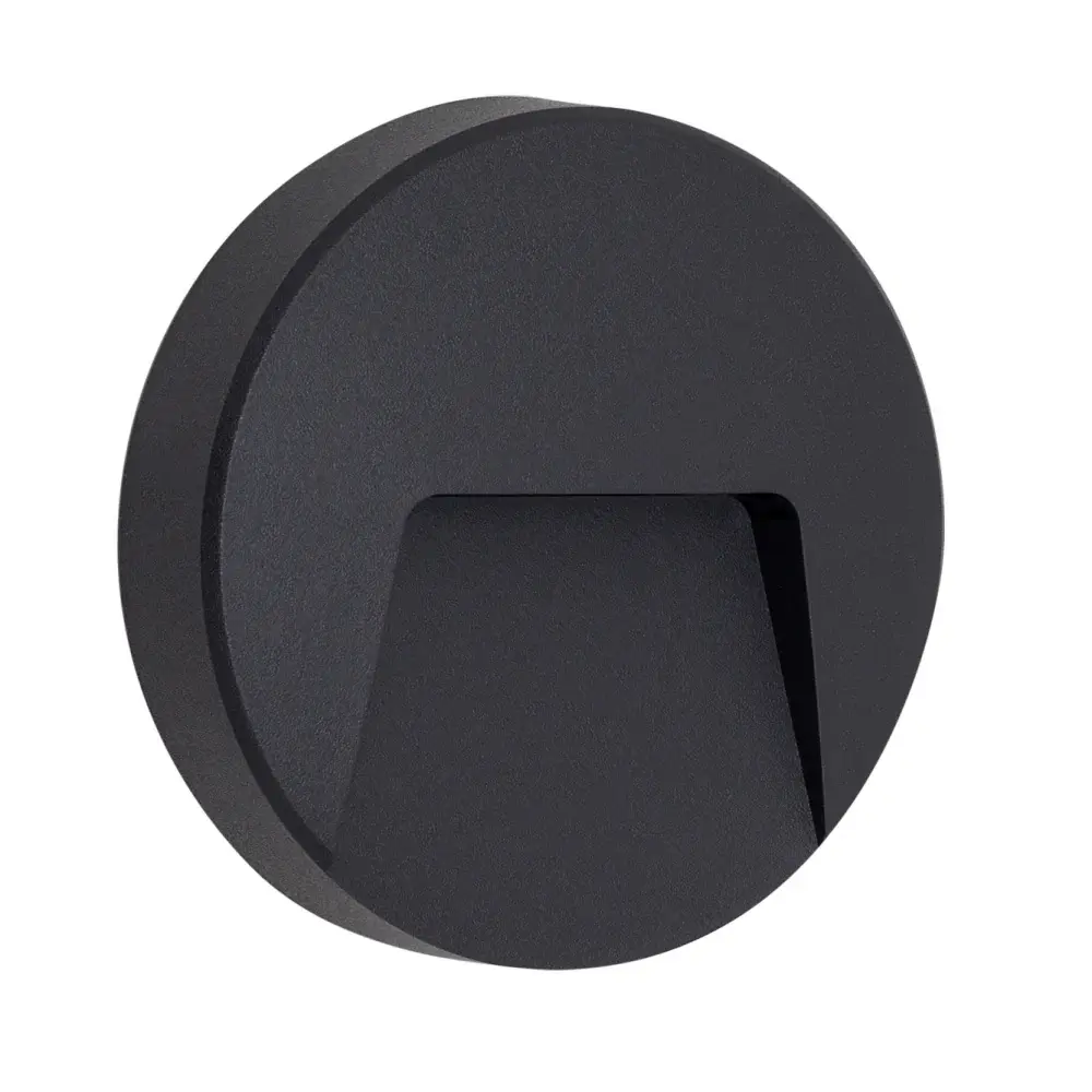 Aplique de exterior gris turbio Levira IP65