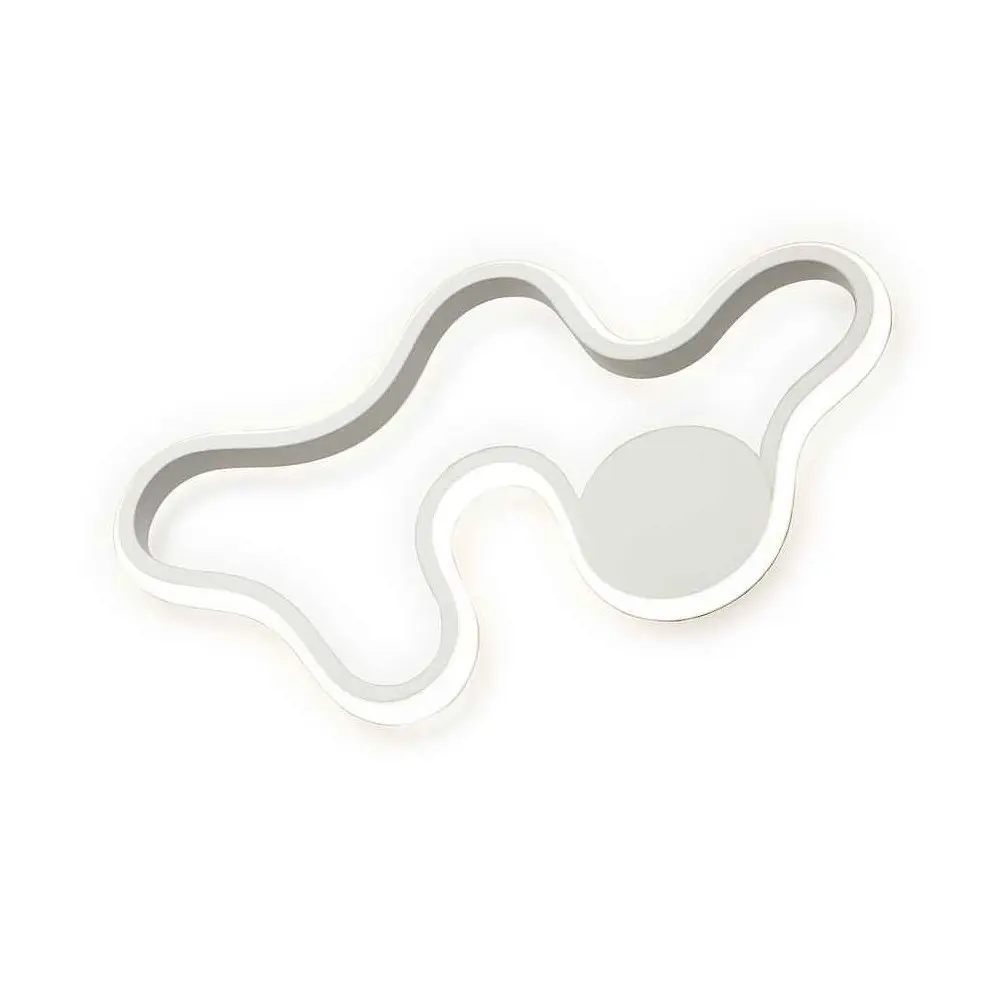 Aplique pared marea color blanco con Dimmable Integrado