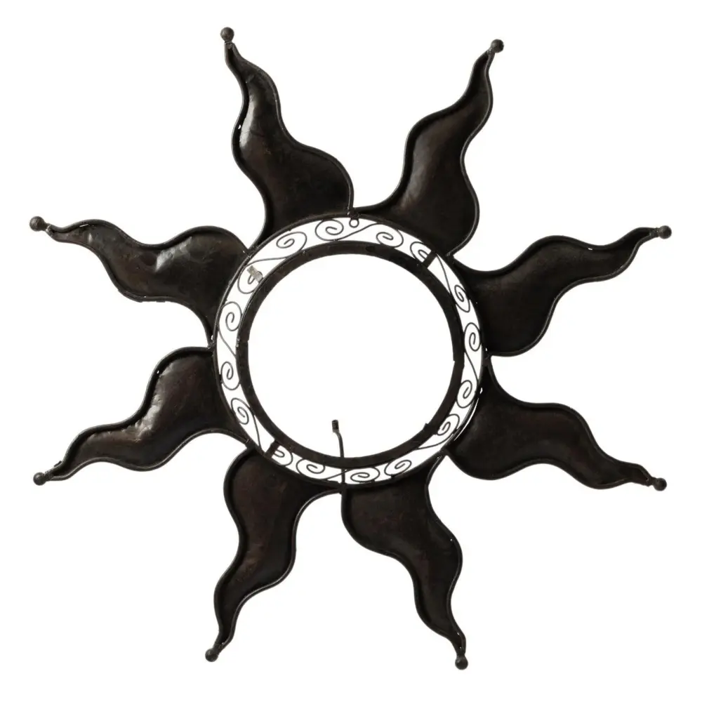 Aplique o plafón árabe de forja Sol 90cm con Brazo Ajustable