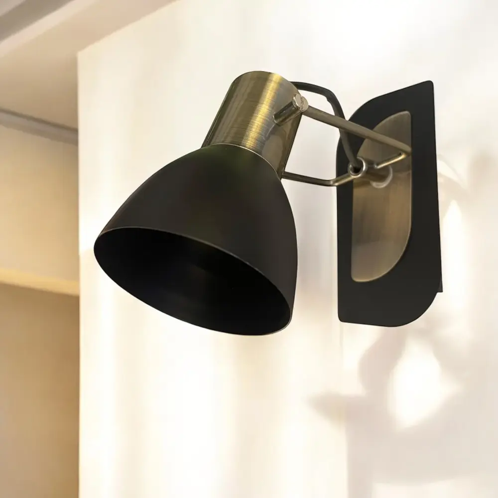 LAMPARA APLIQUE DE TECHO Y MURO INDIVIDUAL ESTILO NOSTÁLGICO para Pasillo