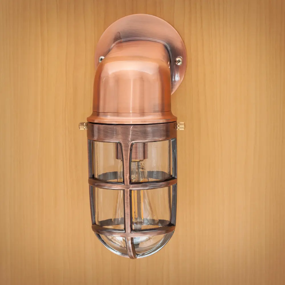 LED de Alta Eficiencia Aplique de pared naval 2 antiguo azabak - 60 w - cromo - metálico - 1 x E27