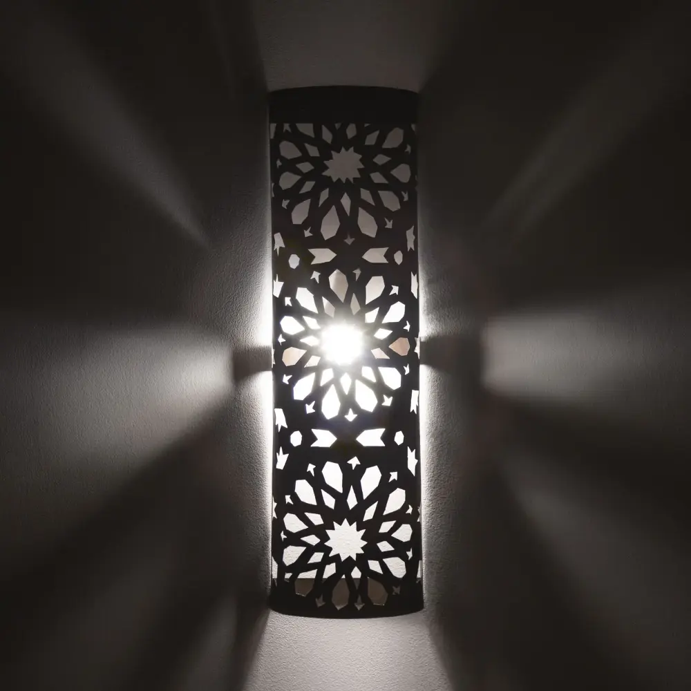 Lámpara de Cocina Aplique árabe alargado de hierro 60cm