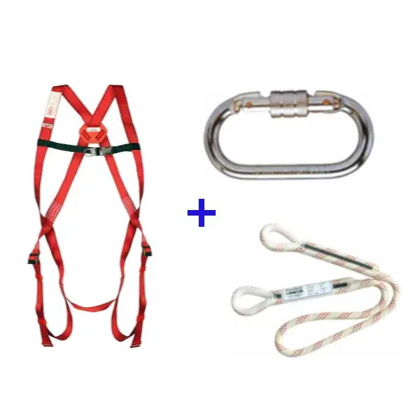 Kit arnés con anclaje dorsal y accesorios