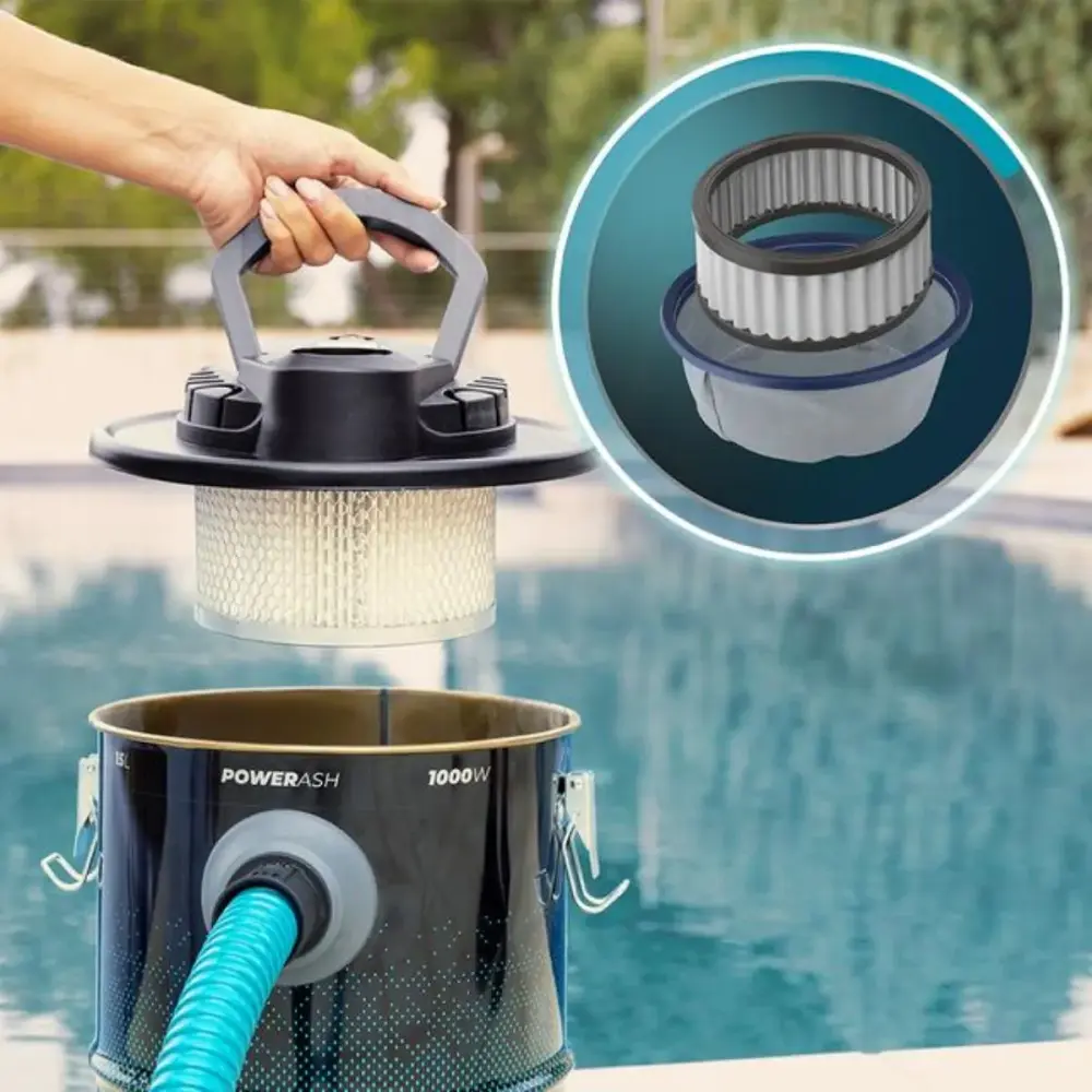 Soplador de Aspirador de cenizas Cecotec Conga Ash 3000 Home 1000W 15L 15kPa acero inox