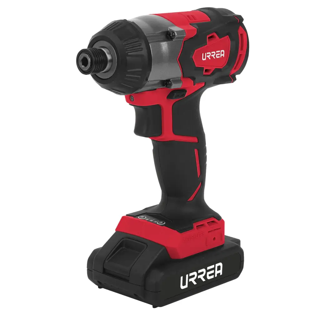Atornillador de impacto 1/4" baterí Litio-ion 20 V 280 Nm Urrea con Cargador Rápido
