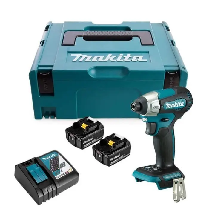 Atornillador de impacto - Makita - dtd157rtj - 140 nm - 18v - 2x5,0 ah Ligero y Portátil