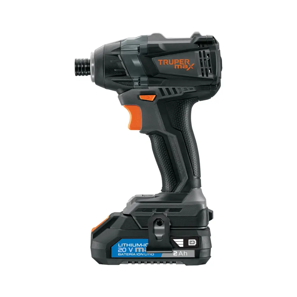 DESTORNILLADOR DE IMPACTO 1/4' 20 V TRUPER MAX, SIN BATERMA para Proyectos de Carpinterí