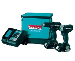 Kit De Rotomartillo y Atornillador De Impacto Inalambrico 18V, Makita CX200RB | Potente |