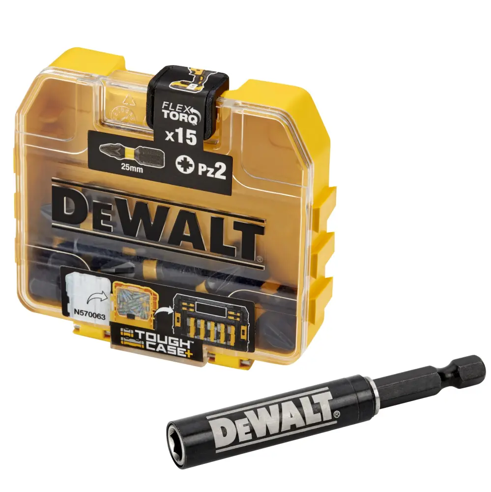 Pistola de Calor Dewalt dt70618t-qz - juego de 15 piezas impact torsion