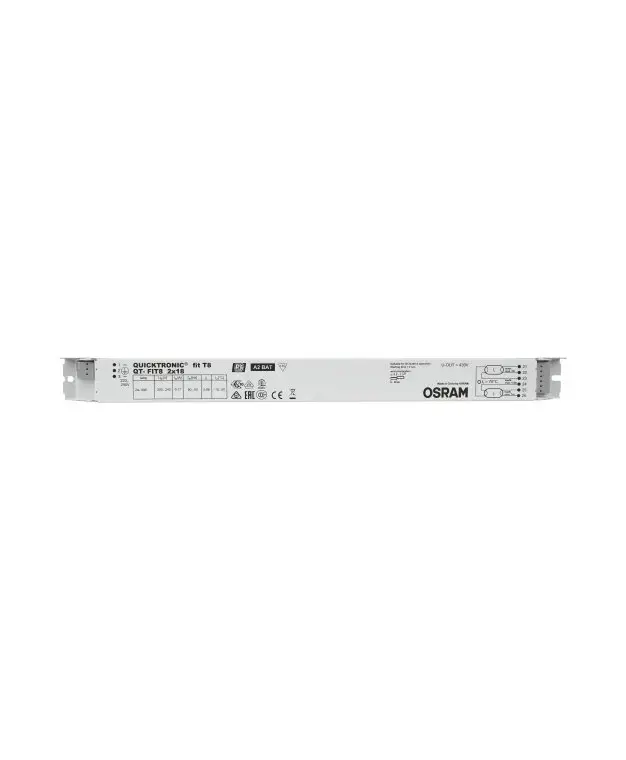 BALASTO 2x18w QT-FIT OSRAM con Certificación CE