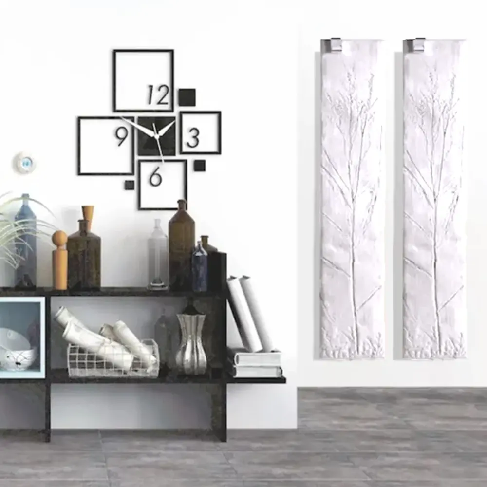 Termoarredo elettrico piastra modello Ginko 180x30 cm - Bianco