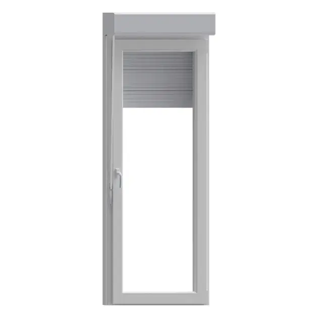 Balconera PVC practicable persiana derecha 217x90 cm Geom