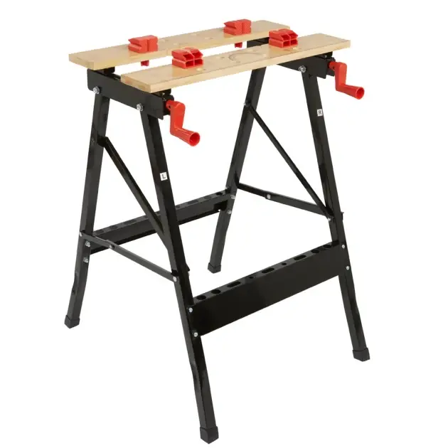 Caballete de trabajo metal y madera