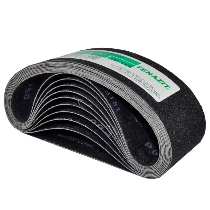 Polipasto de Banda de Lija de Carburo de Silicio Grano 80 de 3 x 21 Tenazit 1162