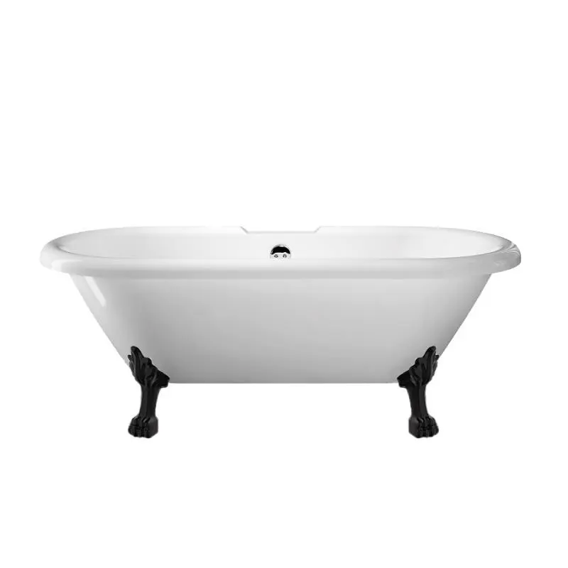 Bañera con patas chelsea 170 cm patas león negras