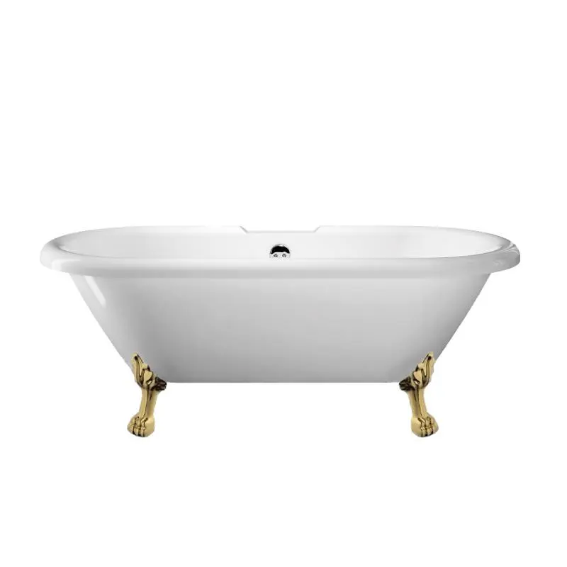 Bañera con patas chelsea 170 cm patas león doradas