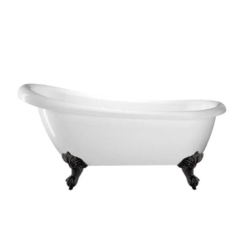 Bañera con patas richmond 155 cm patas águila negras