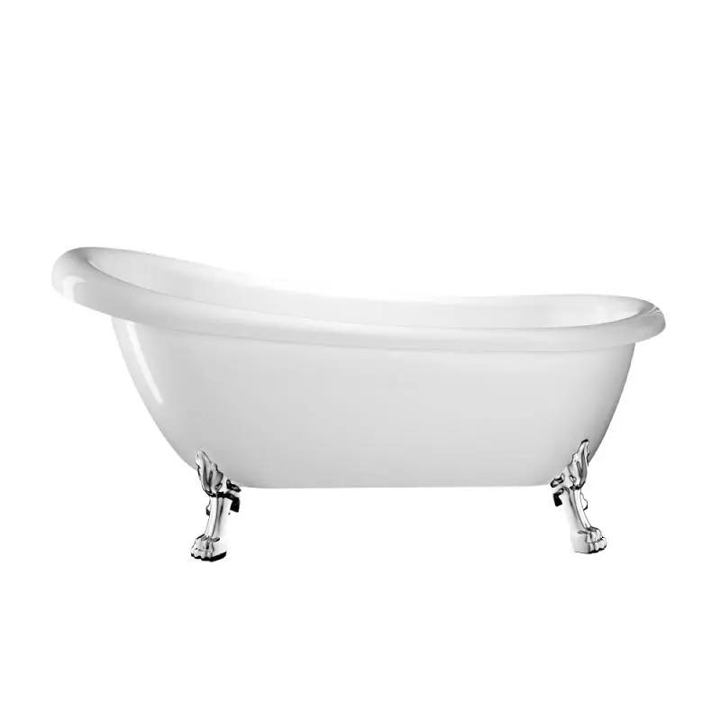 Bañera con patas richmond 171 cm patas león cromadas