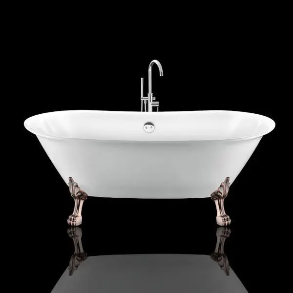 Bañera con patas surry hills 165 cm patas león cobre envejecido