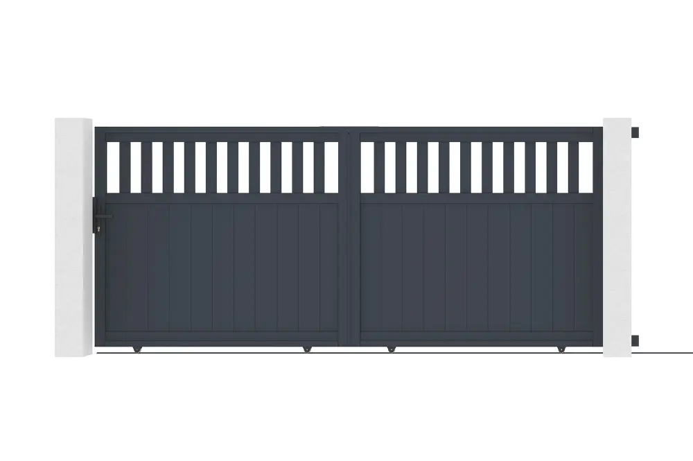 Puerta corredera de aluminio 3m santis .160cm