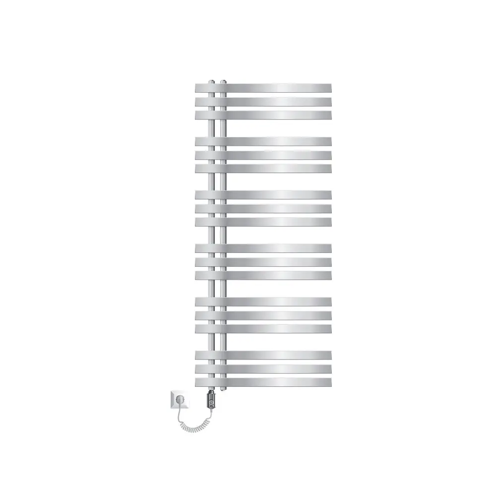 Radiador de diseño hierro em 600x1400 cromado 900w ecd geramny