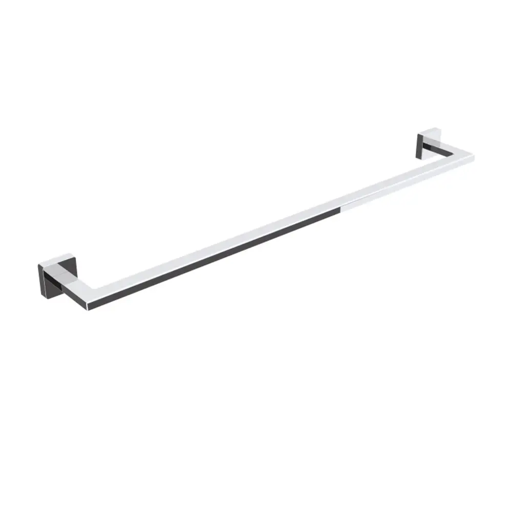 Barra de Sujeción Porta toallas de latón para fijar la pared colección Dado de Lineabeta - Metálico cromo 640mm