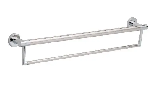 Dispensador de Jabón Toallero Contemporáneo de 24" Con Barra Auxiliar en Cromo- Delta Decor Assist