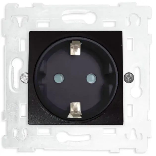 Base de enchufe kalia negro