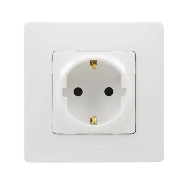 Base de enchufe niloe legrand blanco