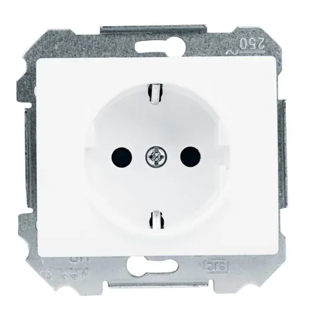 Base enchufe con toma tierra delta iris siemens