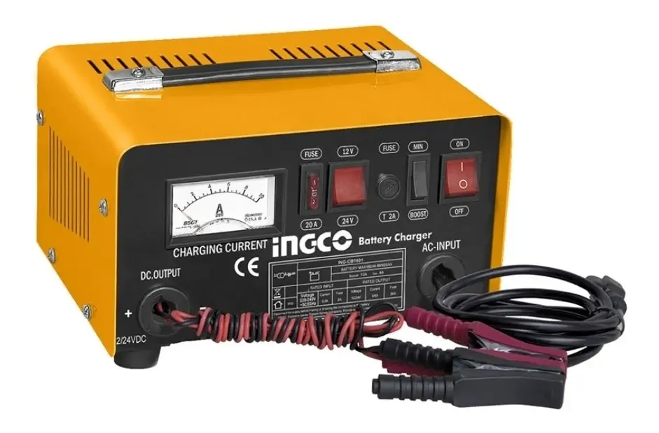 Guí de Corte CARGADOR P/ BATERIA 12V/24V 1.7 5AMP 110-120V 50/60HZ INGCO ING-UCB1601