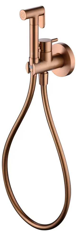 Griferí bidet empotrada Munich oro rosa cepillado de Imex