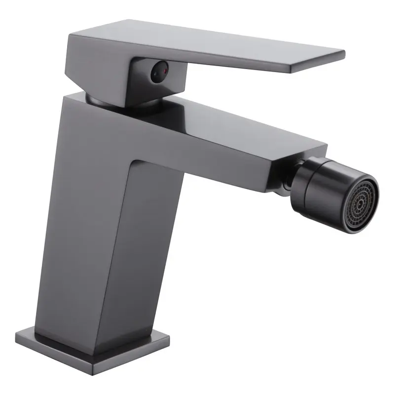Mice- grifo monomando de bidet- mezclador de wc - ébano gun metal