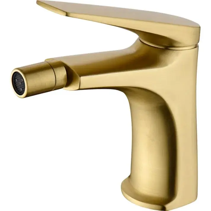 Mice- grifo monomando de bidet- mezclador de wc - color oro cepillado