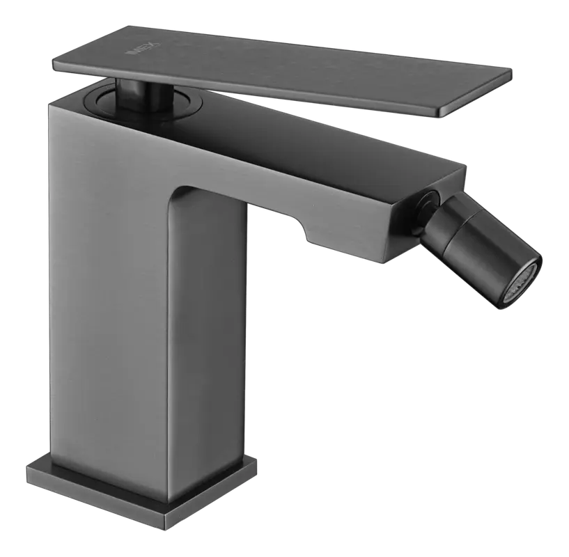 Mice- grifo monomando de bidet- mezclador de wc - color black gun metálico